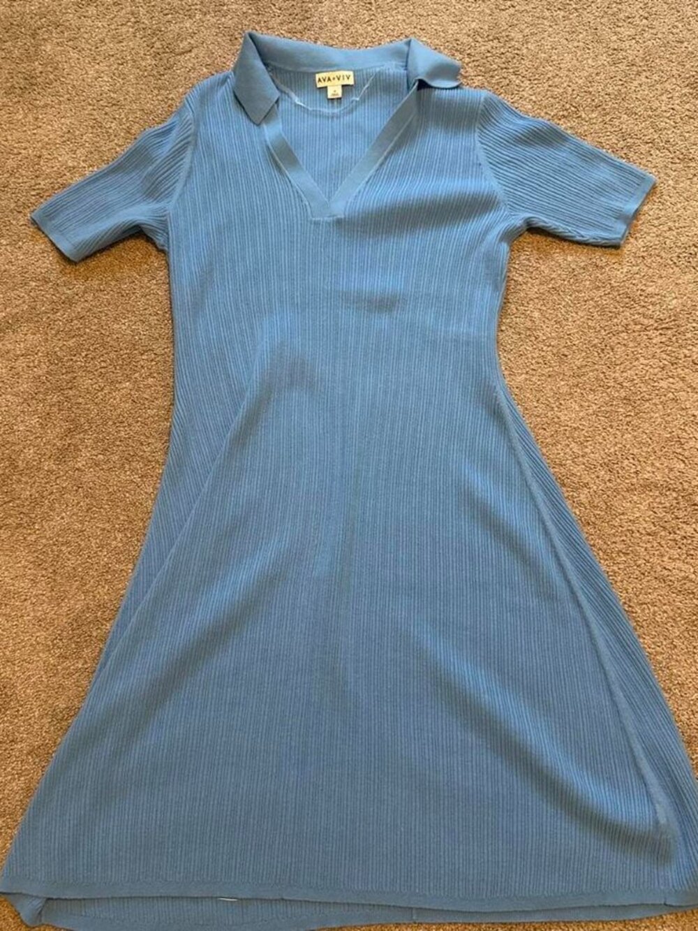 Ava & Viv Women's Blue Dress